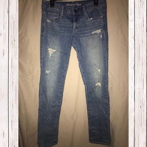 American Eagle Glitter Skinny Jean💎
